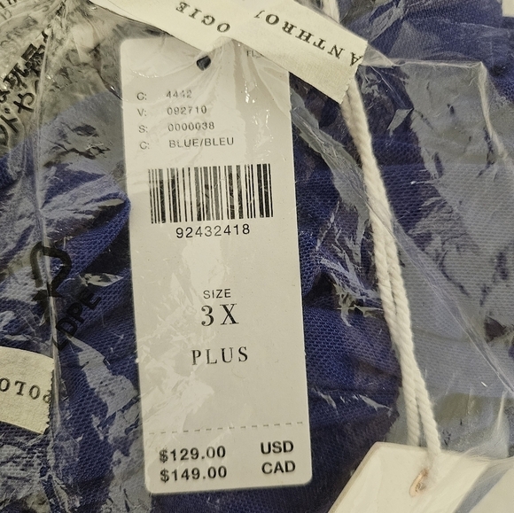 Good American Wide Leg Mesh Coverup Pants in Sheer Blue Size 3x NWT - Picture 11 of 11